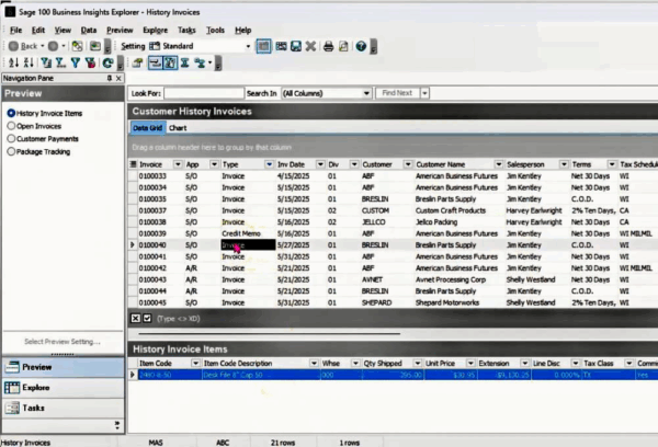 Customer Invoice - MicroAccounting