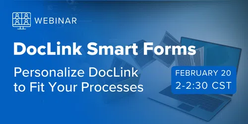 Doclink Smart Forms Webinar - MicroAccounting