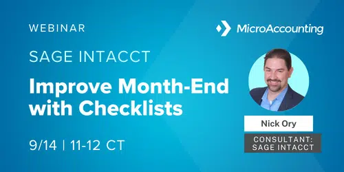Improve Month End With Checklists - MicroAccounting