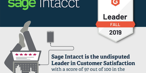 Sage Intacct is #1 in Customer Satisfaction - G2 Crowd Fall 2019 Infographic - Micro Accounting.webp