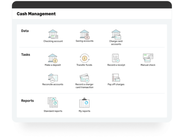 Sage Intacct Cash Management Dashboard