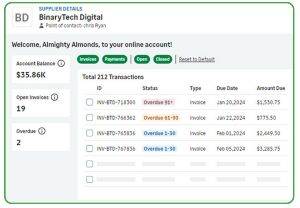 Sage Connect Customer Account Portal