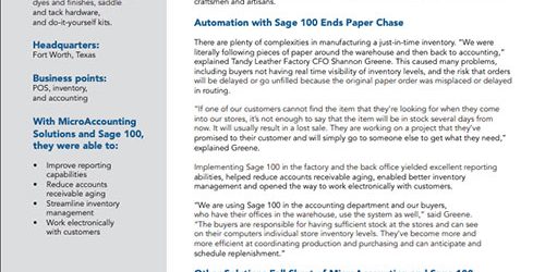 Case Study: Sage 100 - Southwestern Petroleum Corporation (SWEPCO) | MicroAccounting