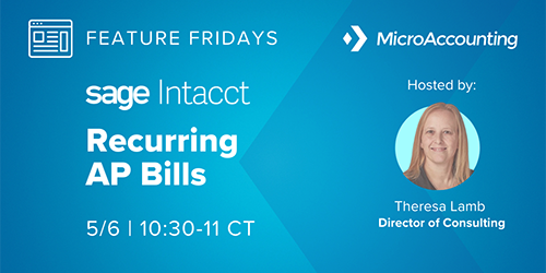 Recurring AP Bills - Micro Accounting