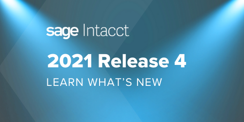 Sage Intacct 2021 Release - Micro Accounting