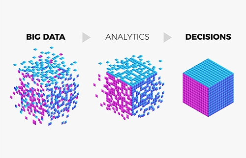 Big Data Analytics Algorithm Concept Illustration - Micro Accounting
