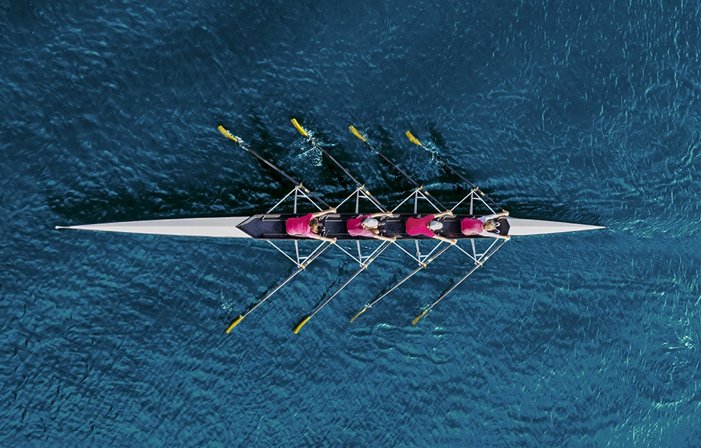 Team of Rowers in a Boat - Micro Accounting