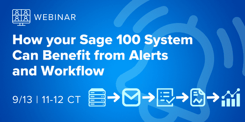 Webinar Sage 100 Alerts - Micro Accounting