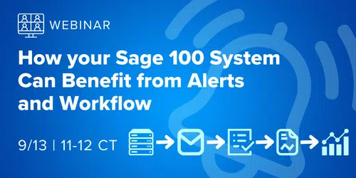 Webinar Sage 100 Alerts - Micro Accounting