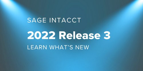 Webinar Sage Intacct Release 3 - Micro Accounting