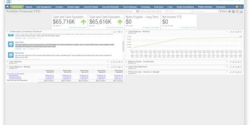 Sage Intacct Financial Portfolio for CFO Screenshot | MicroAccounting.webp